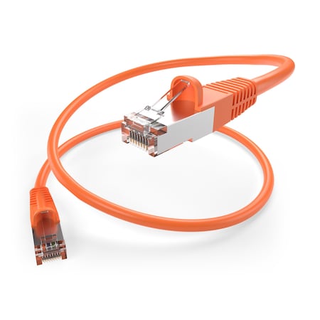 Unc Group 50Ft Orange Cat5E Shielded Patch Cable, F/Utp, Snagless PC5E-50F-ORG-SH-S